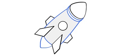 Image for Spacecraft Spaceship Starship Cricut SVG Design