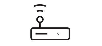 Image for Free Router Wifi Data Cricut SVG Design