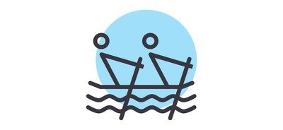 Image for Row Canoe Paddle Cricut SVG Design