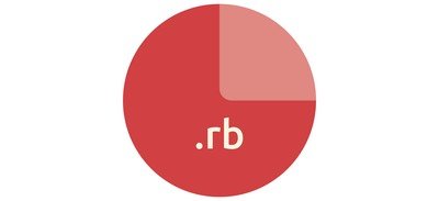 Image for Ruby Rb Rbw Cricut SVG Design