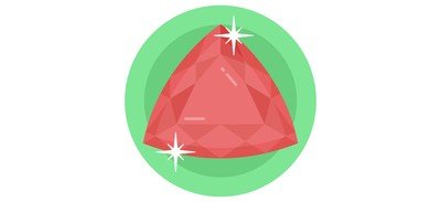 Image for Gemstone Ruby Emerald Cricut SVG Design