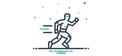 Image for Free Running Race Man Cricut SVG Design