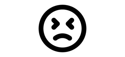 Image for Free Sad Upset Emoji Cricut SVG Design