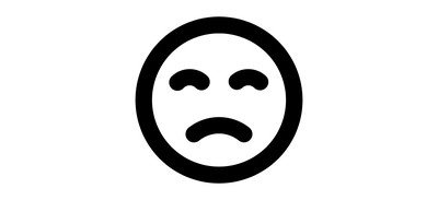 Image for Free Sad Upset Emoji Cricut SVG Design