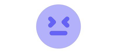 Image for Sad Serious Emoji Cricut SVG Design