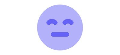 Image for Sad Serious Emoji Cricut SVG Design