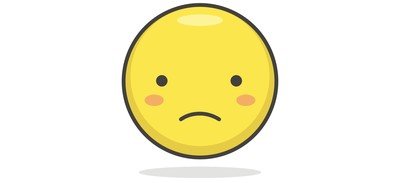 Image for Free Sad Face Smiley Cricut SVG Design