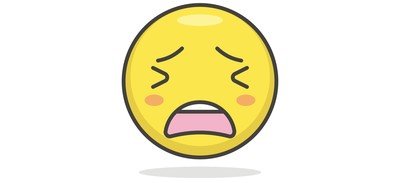 Image for Free Sad Emoji Cricut SVG Design