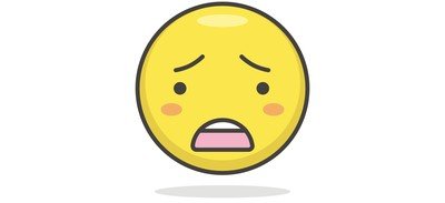 Image for Free Sad Worried Face Cricut SVG Design