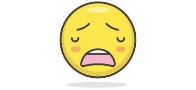 Image for Free Sad Emoji Cricut SVG Design