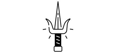 Image for Sai Weapon Ninja Cricut SVG Design