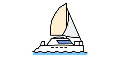 Image for Sail Boat Ocean Cricut SVG Design