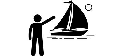 Image for Boat Sailboat Sailing Cricut SVG Design