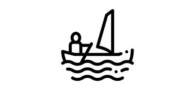 Image for Sailing Canoeing Elements Cricut SVG Design