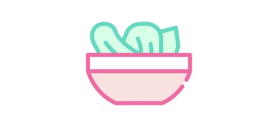 Image for Salad Plate Color Cricut SVG Design