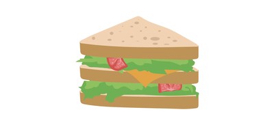 Image for Sandwich Food Bread Cricut SVG Design