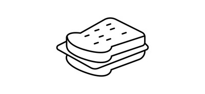 Image for Free Sandwich Slice Burger Cricut SVG Design