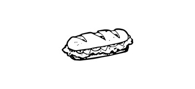 Image for Sandwich Bread Cheese Cricut SVG Design