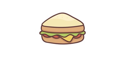 Image for Food Sandwich Breakfast Cricut SVG Design