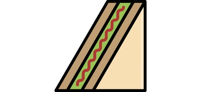 Image for Free Sandwich Bread Fast Cricut SVG Design