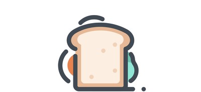 Image for Sandwich Food Bread Cricut SVG Design