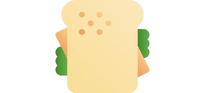 Image for Sandwich Bread Breakfast Cricut SVG Design