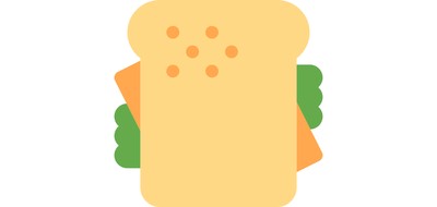 Image for Sandwich Bread Breakfast Cricut SVG Design