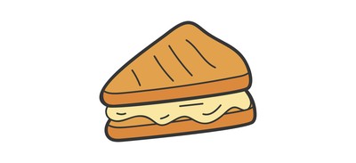 Image for Sandwich Snacks Toast Cricut SVG Design