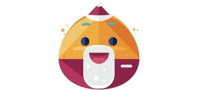 Image for Santa Emoji Face Cricut SVG Design