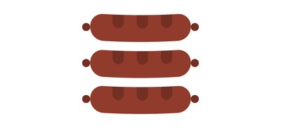 Image for Sausage Meat Grilled Cricut SVG Design