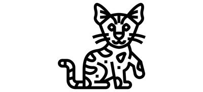 Image for Savannah Cat  Cricut SVG Design