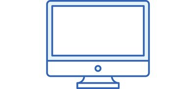 Image for Screen Computer Line Cricut SVG Design