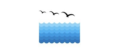 Image for Water Birds Sea Cricut SVG Design