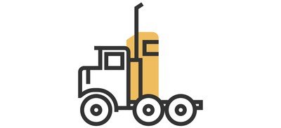 Image for Semi Truck Vehicle Cricut SVG Design