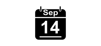 Image for September Calendar Date Cricut SVG Design