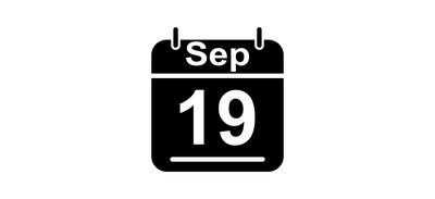 Image for September Calendar Date Cricut SVG Design