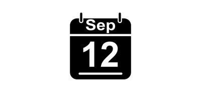 Image for September Calendar Date Cricut SVG Design