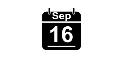 Image for September Calendar Date Cricut SVG Design