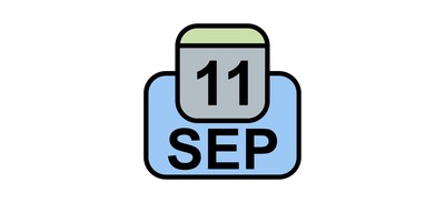 Image for September Calendar Date Cricut SVG Design