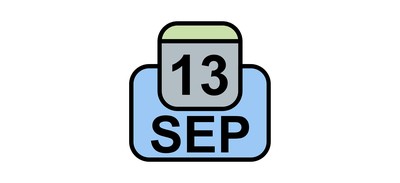 Image for September Calendar Date Cricut SVG Design