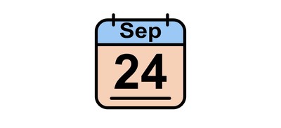 Image for September Calendar Date Cricut SVG Design