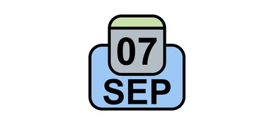 Image for September Calendar Date Cricut SVG Design