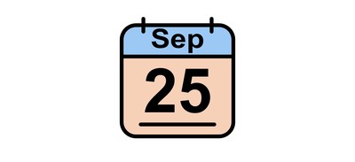 Image for September Calendar Date Cricut SVG Design