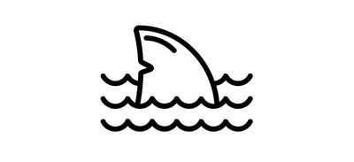 Image for Shark Attack Tail Cricut SVG Design