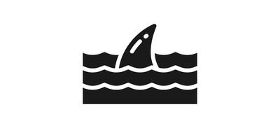 Image for Shark Fin Ocean Cricut SVG Design