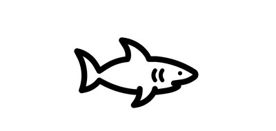 Image for Shark Big Fish Fish Cricut SVG Design