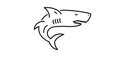 Image for Shark Aggressive Danger Cricut SVG Design