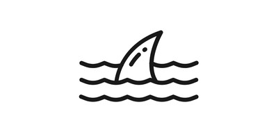 Image for Shark Fin Cricut SVG Design