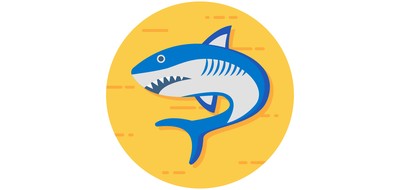 Image for Fish Shark Aquatic Creature Cricut SVG Design