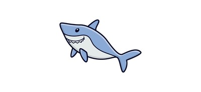 Image for Shark Fish Animal Cricut SVG Design